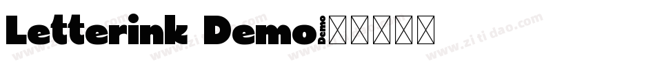 Letterink Demo字体转换